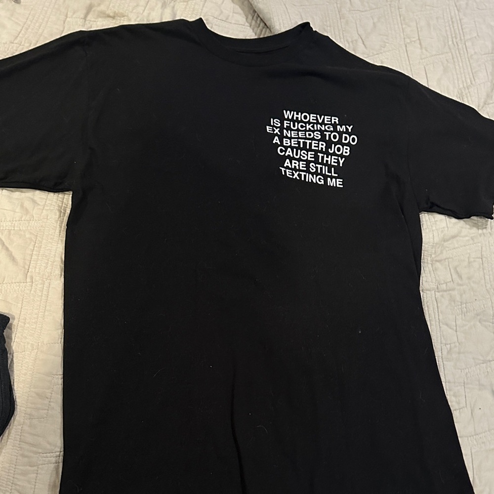 Assholes live forever Black Statement Tee